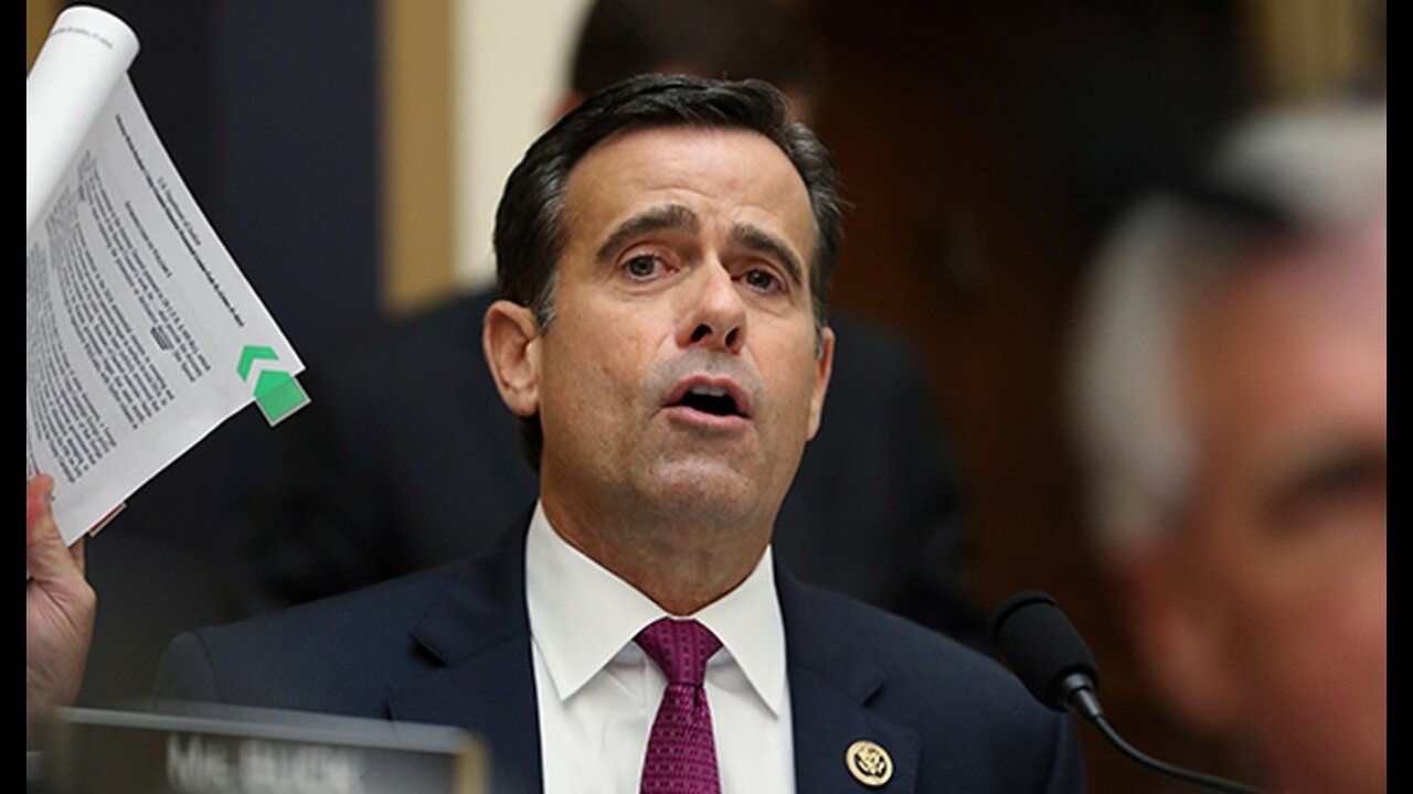 HEARING. John Ratcliffe Roasts Adam Schiff, Sets the Record Straight on Hunter Biden Laptop