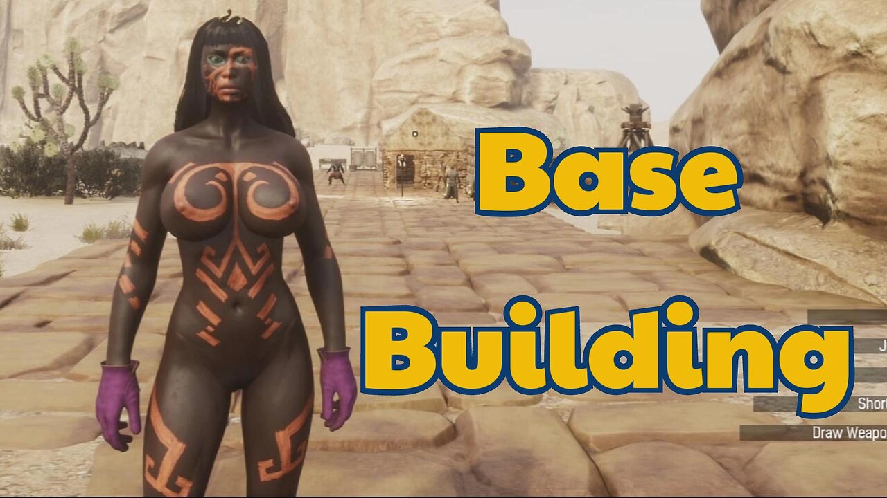 Conan Exiles base rebuild day 2 naked busty boobs