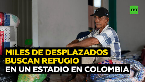 Miles de desplazados de Catatumbo se refugian en un estadio en Cúcuta