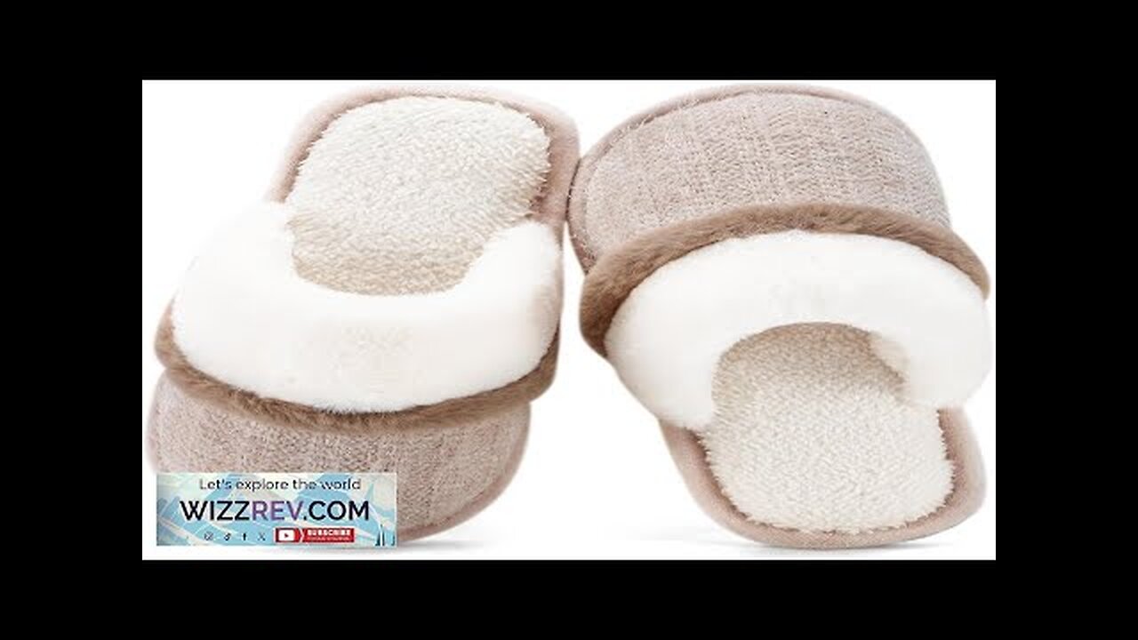 Cozy Slippers for Women Indoor and Outdoor Fuzzy House Shoes with Memory Review