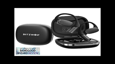 BlitzWolf® BW-V49 OWS Earbuds bluetooth Earphones Spatial Audio Powerful Bass Directin Tone Review