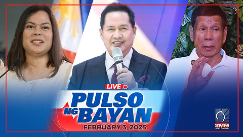 LIVE: Pulso ng Bayan with Admar Vilando and Jade Calabroso | February 3, 2025