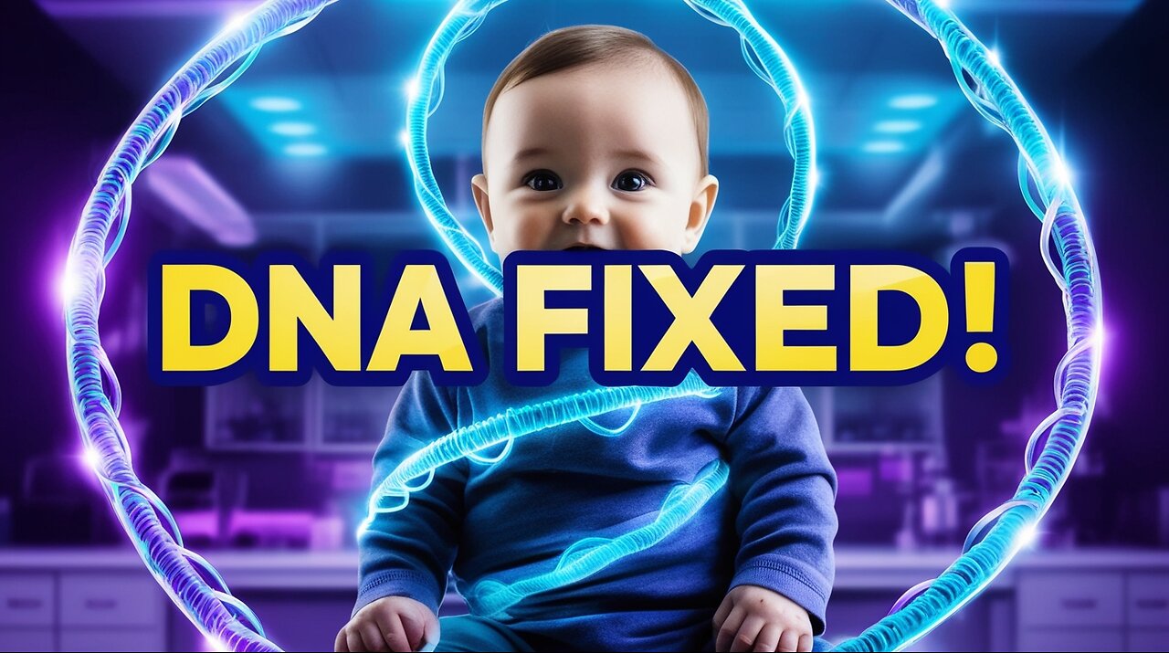 First Baby EVER Cured with a Custom DNA Fix! 👶✨ World-Changing Breakthrough!