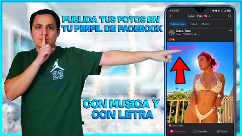 Como PUBLICAR una FOTO con MÚSICA y LETRA en tu PERFIL de Facebook 2025 🎶| ¡SÚPER FÁCIL y RÁPIDO!🎵