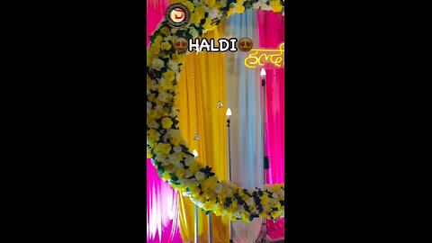 🌼💛 **“Haldi Flower Decoration – पीले रंग में सजे नए रिश्तों की शुरुआत”** 💛🌼