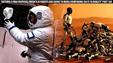 "ARTEMIS II MAG DISPOSAL/MUSK'S AI ROBOTS ARE GOING TO MARS/COMPARING SCI FI TO REALITY" PART 136