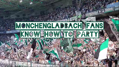 Monchengladbach fans know how to party