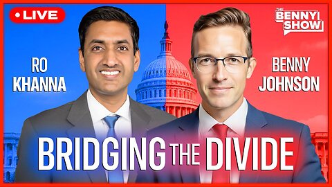 Live Right Now With Democrat Rep. Ro Khanna talking Charlie Kirk, Leftist Violence, Trump Peace Deal