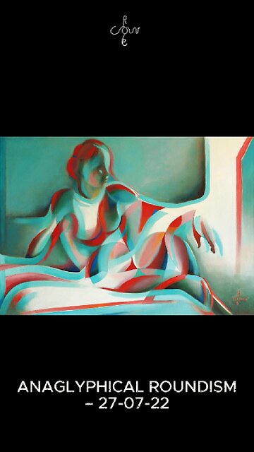 Cubist oil painting – introspection in color and form