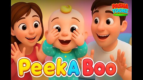 Peek A Boo Song for Kids | Fun Nursery Rhymes & Baby Songs | PashaToonz