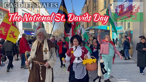 The National St David's Day Parade Cardiff Wales