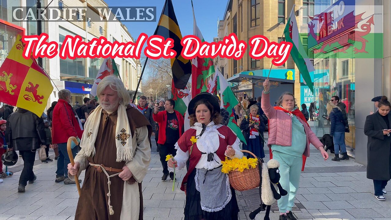 The National St David's Day Parade Cardiff Wales