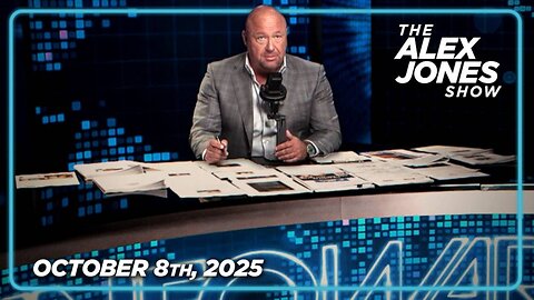 THE ALEX JONES SHOW - 10/8/2025: Texts Show Charlie Kirk Feared For His Life Day Before Death, Trump Greenlights Bombing Of Russia, & Democrats Falsely Claim 47 Planning To Cancel 2026 Midterms! PLUS, Patrick Bet-David & Elijah Schaffer Joins Alex