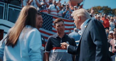 President Donald J. Trump at the RYDER CUP 