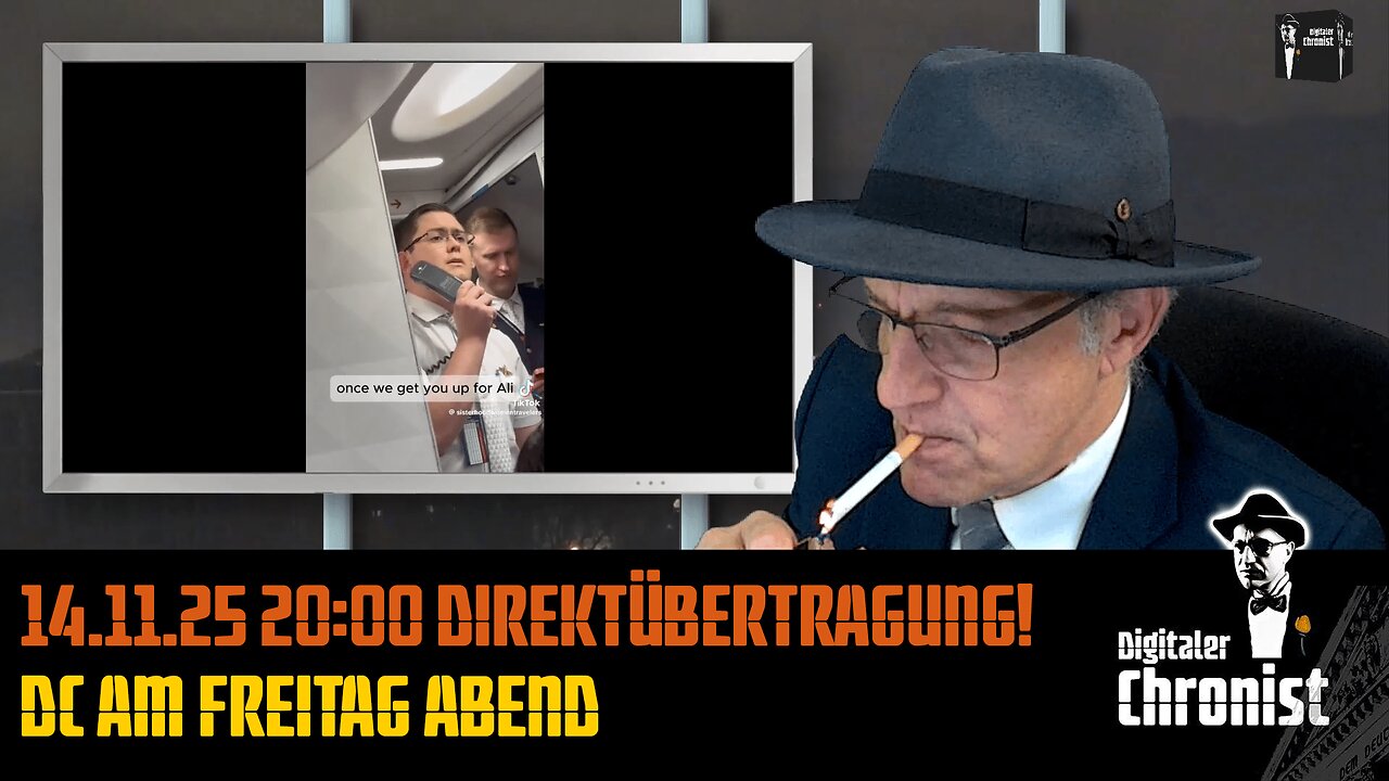 Aufzeichnung vom 14.11.25 Direktübertragung! DC am Freitag Abend