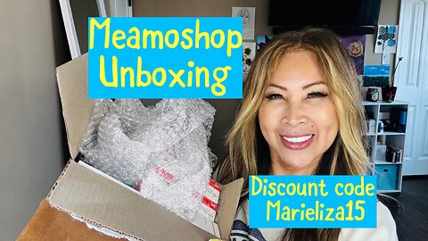 UNBOXING FROM MEAMOSHOP DISCOUNT CODE MARIELIZA15