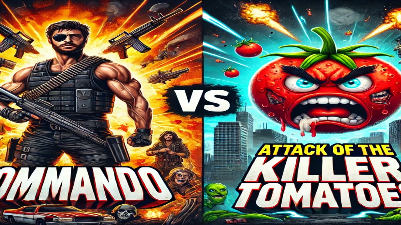 BTM Reviews Commando and Attack of Killer Tomatoes