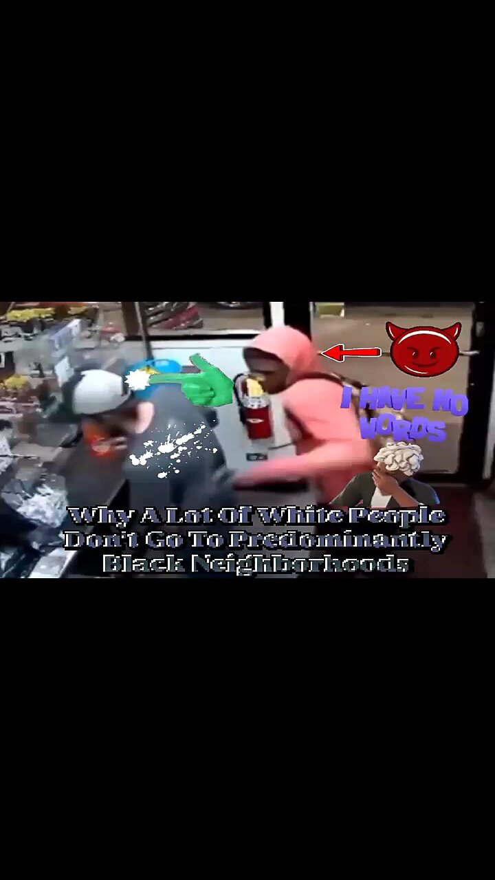White Dude Gets His Gun Snatched By A Black Guy At A Gas Station In Predominately Black Neighborhood