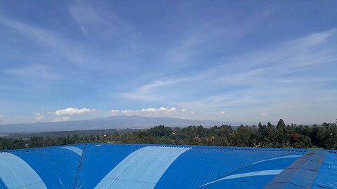 view mt elgon from masinde muliro market's rooftop