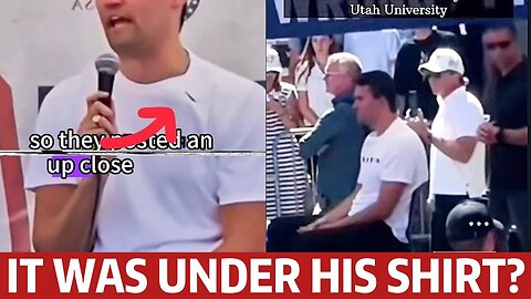 More Proof That Charlie Kirk Was Wearing Something Under His Shirt | The Sniper Was A Decoy