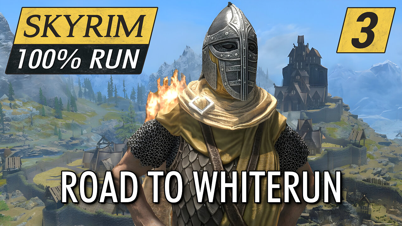 The Journey To Whiterun | Skyrim 100% Run | Ep. 3