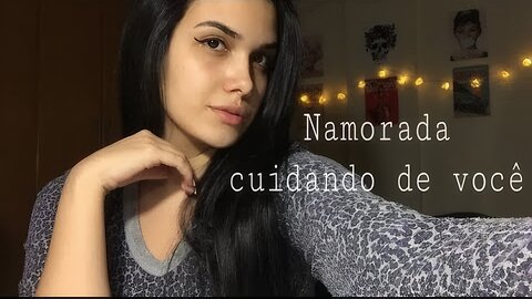 ASMR Namorada cuidando de você || Personal Attention, kissing sounds (blue yeti)