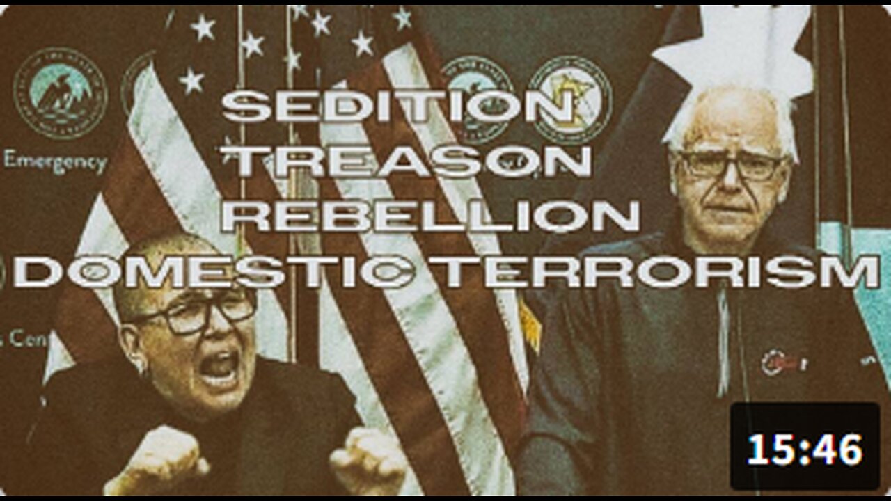 Bowne Report - Enforce The Law! Civil War Is Here!