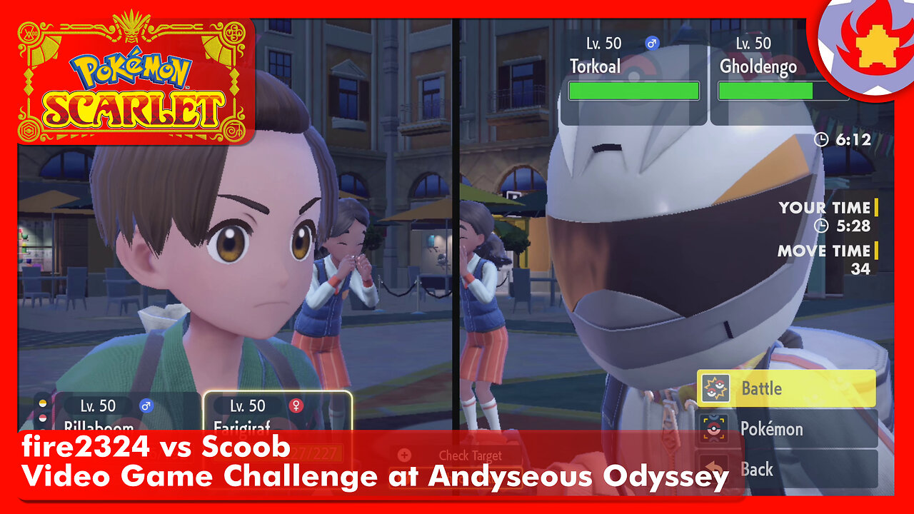 fire2324 vs Scoob - Video Game Challenge at @AndyseousOdyssey | Pokemon VGC
