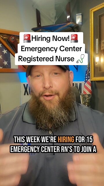 Hiring Now! Emergency Center Registered Nurse 🩺