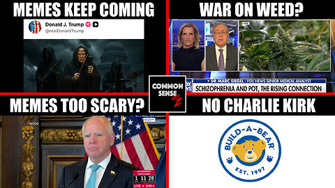 Trump's Grim Reaper Troll, Laura Ingraham's Weed War, Walz Slams AI Memes & Build-A-Bear Snubs Kirk!