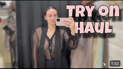 [4K TRY ON HAUL] cleaning furniture I Tryon Haul | With Illa