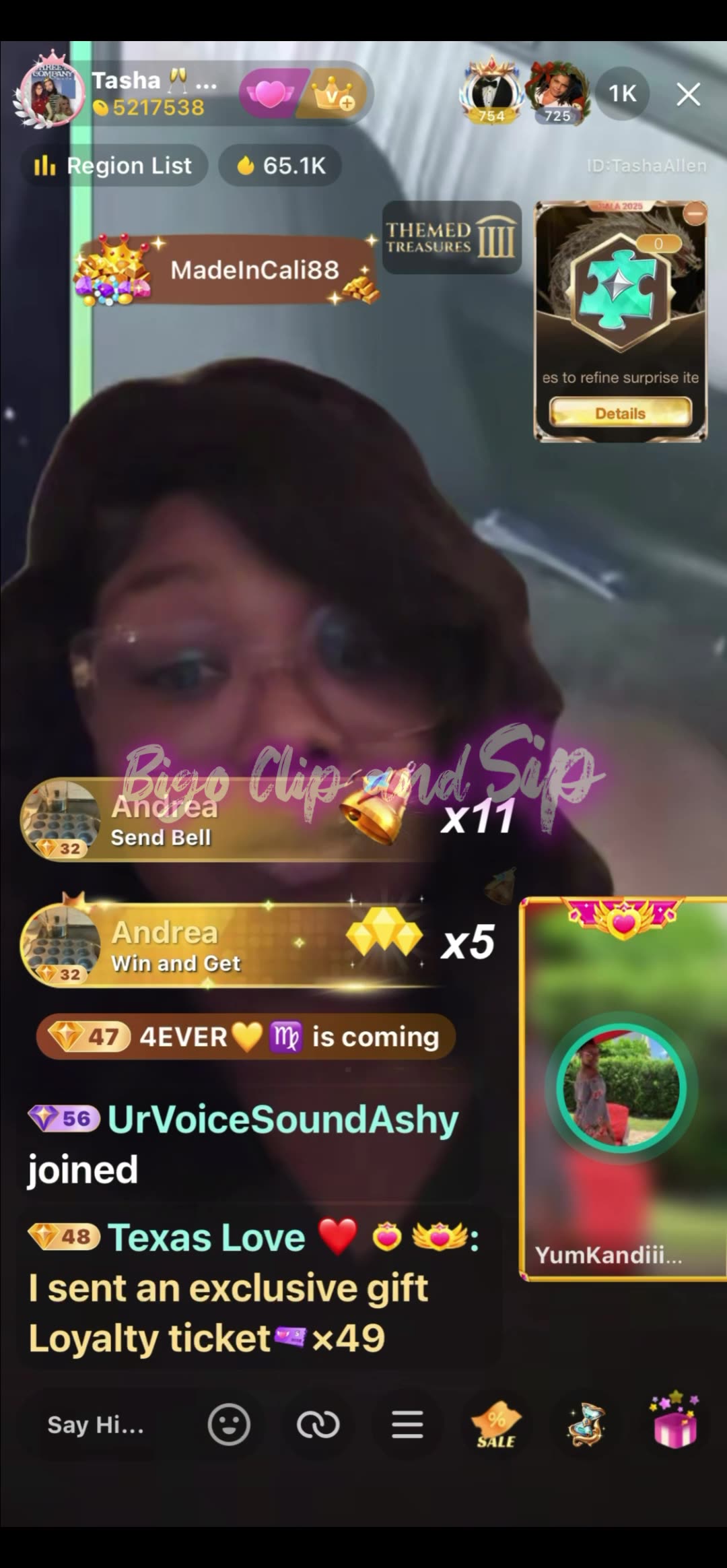 Tasha Allen n YumCandi discuss being mentioned in TomiKays live 12/9/25 #bigoclipandsip