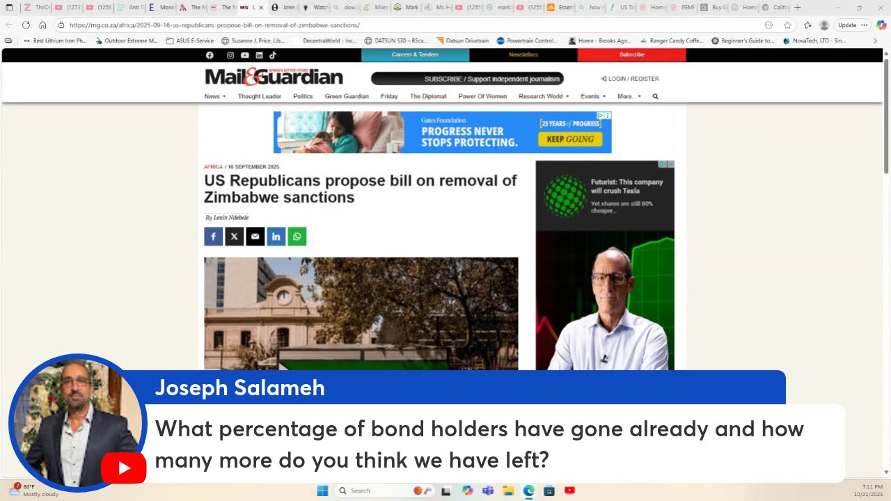 Evening News with MarkZ, joined by Dr. Jay Caprietta. 10/21/2025