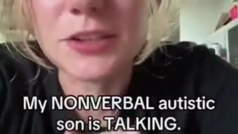 A mother who has an autistic child