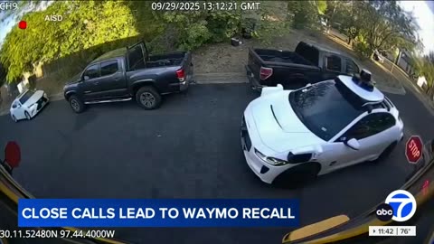Massive Waymo recall after close calls between robotaxis and school buses
