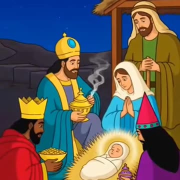 El nacimiento del Niño Dios...