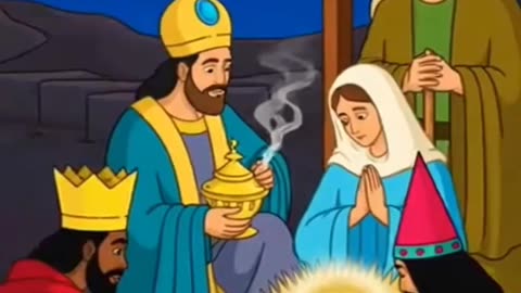 El nacimiento del Niño Dios...