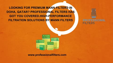 Mann professional filter suppliers in Doha Qatar