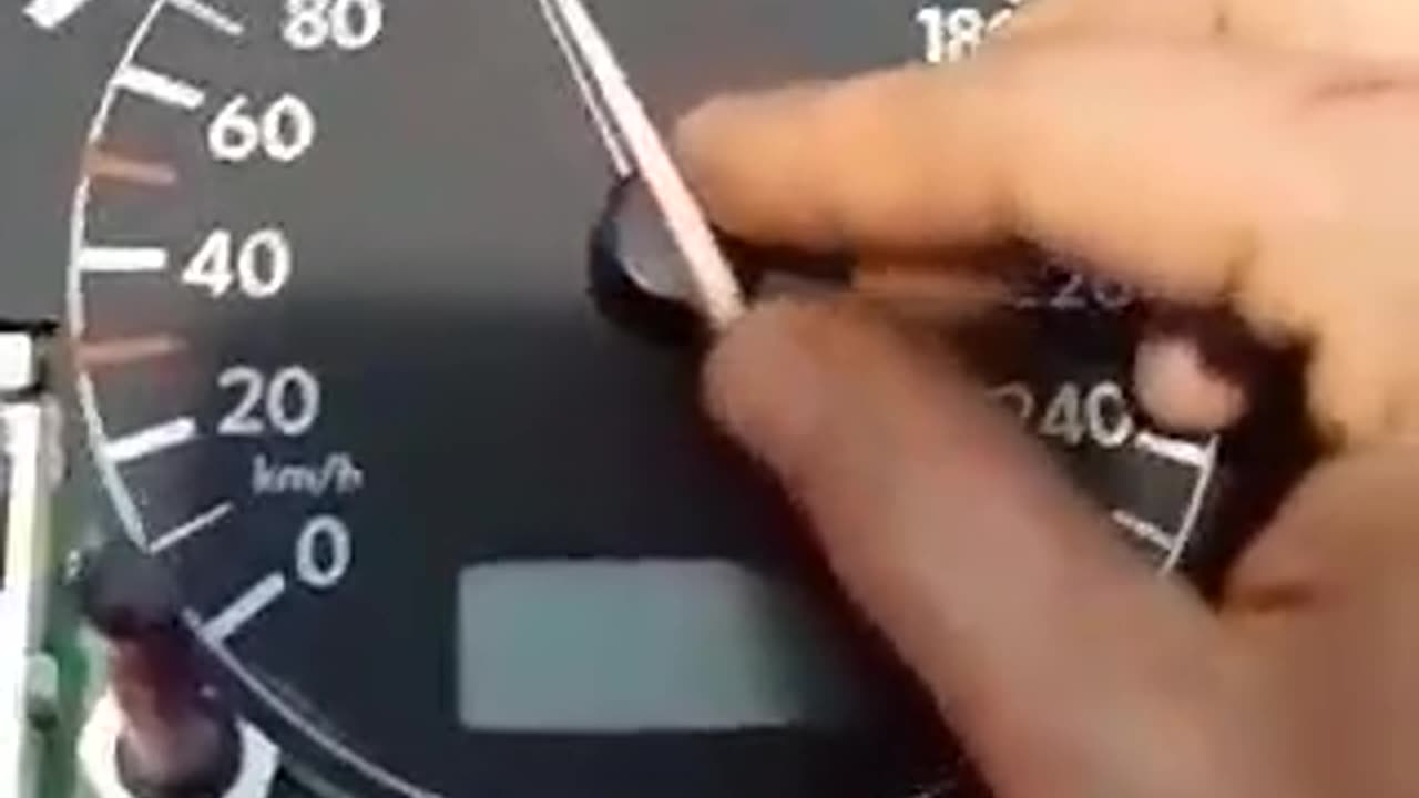 I Changed the speed