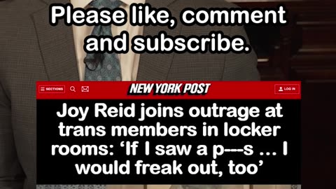 Joy Reid Joins Outrage at Men in Women's Locker Rooms