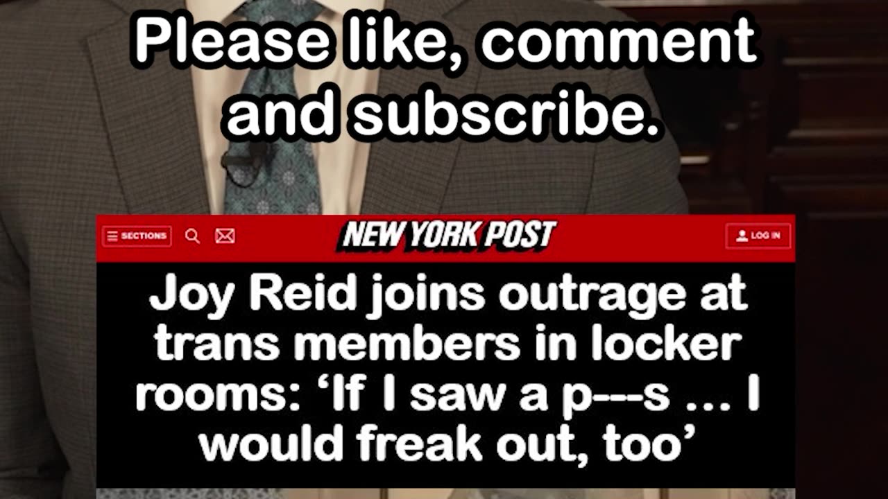 Joy Reid Joins Outrage at Men in Women's Locker Rooms