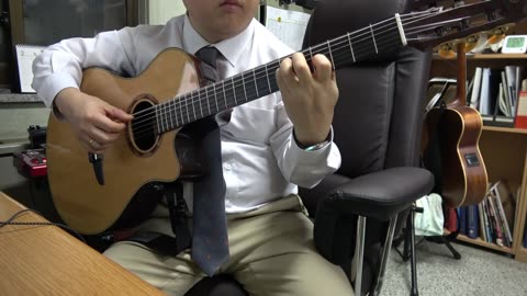 Silent night holy night - hymn, carol, classic guitar solo
