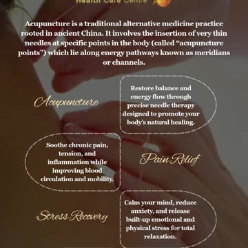 Acupuncture Treatment Thornhill | Natural Healing & Pain Relief Therapy