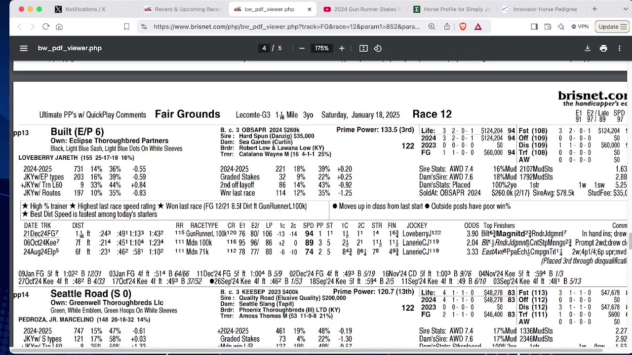Capping Corner - Silverbulletday and Lecomte Stakes 2025 at Fair Grounds - Derby 2025 Points Race