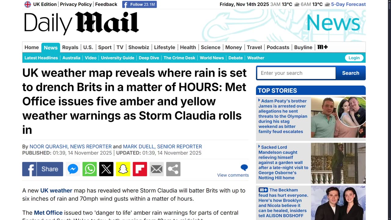 14 Nov 2025 - Weather Rant