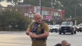 DHS agents were detaining an illegal alien who continued to violently resist arrest.