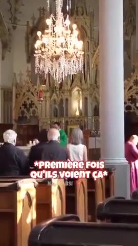 Muslim man goes in to a Christian church and prays to allah while they have service...