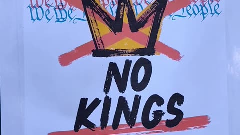 The "NO KINGS MARCH" will be on October 18.