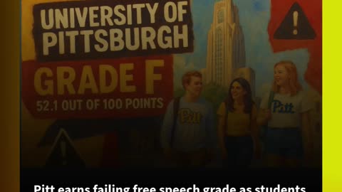 Pitt earns failing free speech grade as students fear backlash for sharing views