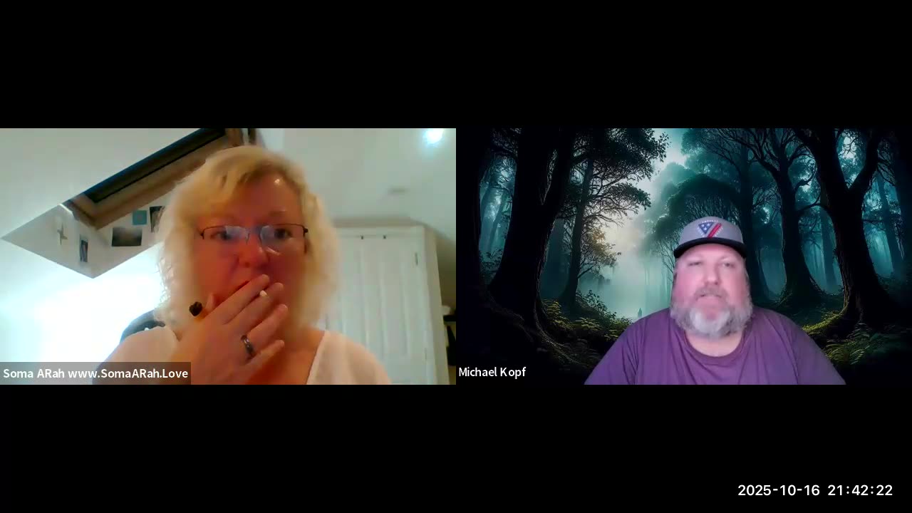 COSMIC STARSEED ACADEMY Michael Kopf Soma ARah 16th Oct 2025